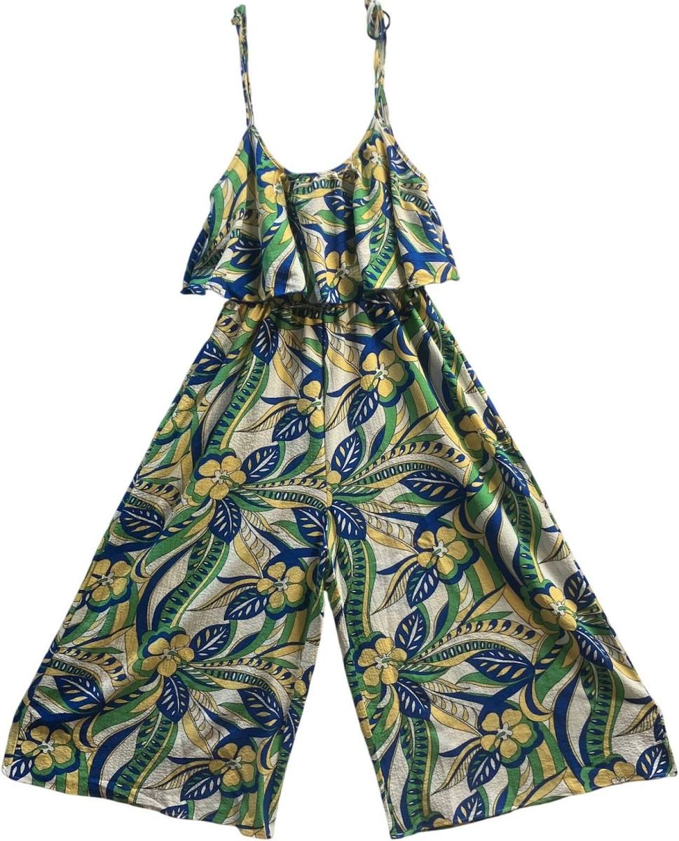 Multi color romper ona white background