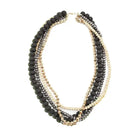 Necklace on white background 